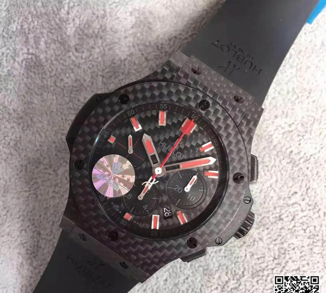 Hublot Big Bang 301.QX.1724.RX V6 Factory 1:1 Best Edition Replica Watch Carbon Fiber Case
